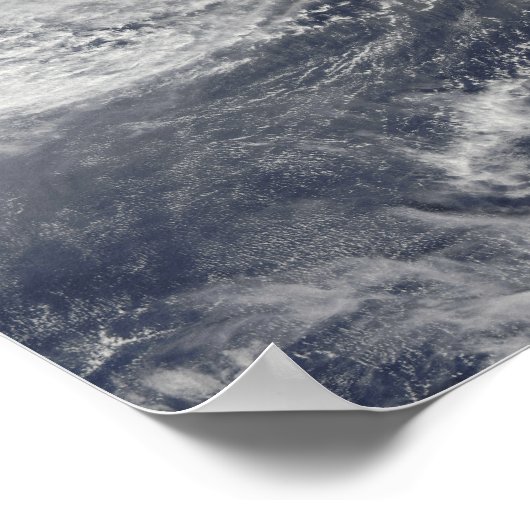 Taifun Nida südwestlich von Iwo Jima Poster (Ecke)