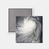 Taifun Nuri über den Philippinen Magnet (Vorderseite/Rückseite)