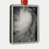 Taifun Nuri über den Philippinen Ornament Aus Metall (Rechts)