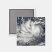 Taifun Parma Richtung Westen Magnet (Vorderseite/Rückseite)