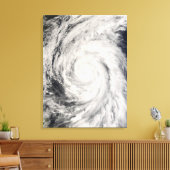 Taifun Rammasun im philippinischen Meer Leinwanddruck (Insitu (Wohnzimmer))