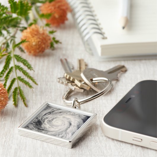 Taifun Rammasun im philippinischen Meer Schlüsselanhänger (Seite)