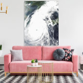 Taifun Rusa 2 Leinwanddruck (Insitu (Wohnzimmer))