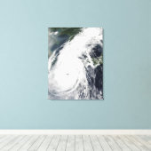 Taifun Rusa 2 Leinwanddruck (Insitu (Holzboden))