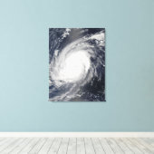 Taifun Sudal südlich von Japan 2 Leinwanddruck (Insitu (Holzboden))