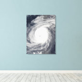 Taifun Sudal südlich von Japan Leinwanddruck (Insitu (Holzboden))