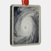 Taifun Sudal südlich von Japan Ornament Aus Metall (Rechts)