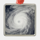 Taifun Sudal südlich von Japan Ornament Aus Metall (Vorne)