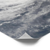 Taifun Sudal südlich von Japan Poster (Ecke)