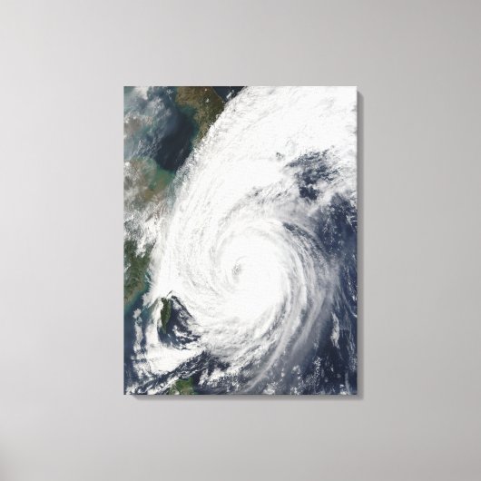 Taifun Tokage südlich von Japan Leinwanddruck (Vorderseite)