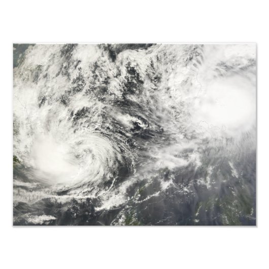 Taifune Mitag und Hagibis Fotodruck (Vorne)