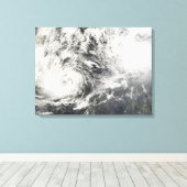 Taifune Mitag und Hagibis Leinwanddruck (Insitu (Holzboden))