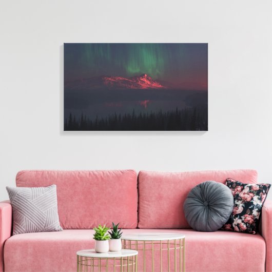 Taiga Leinwanddruck (Insitu (Wohnzimmer))