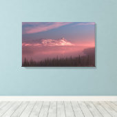 Taiga (Morgendämmerung) Triptych Leinwanddruck (Insitu (Holzboden))