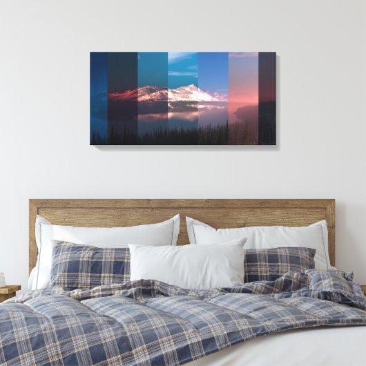 Taiga (Reihe) Leinwanddruck (Insitu (Schlafzimmer))