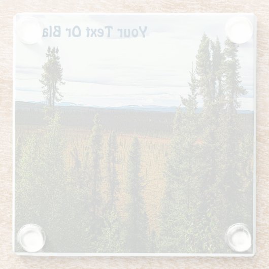 Taiga Summer Glasuntersetzer (Rückseite)