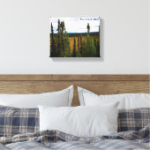 Taiga Summer Leinwanddruck (Insitu (Schlafzimmer))