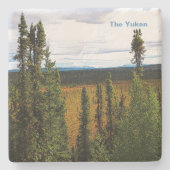 Taiga Summer Steinuntersetzer (Vorderseite)