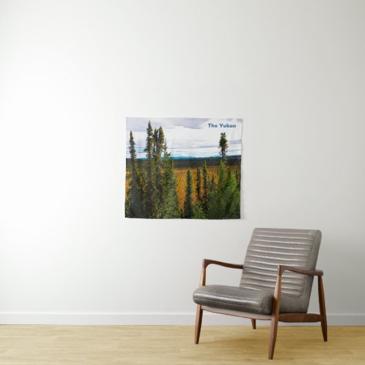 Taiga Summer - Yukon Wandteppich (Beispiel (Horizontal))