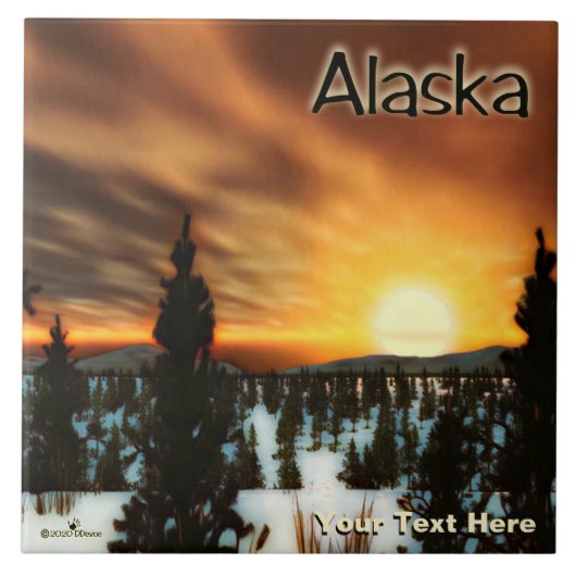 Taiga Sun - Alaska Fliese (Vorderseite)