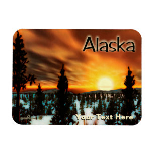 Taiga Sun - Alaska Magnet