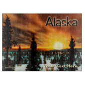 Taiga Sun - Alaska Schneidebrett (Vorderseite)