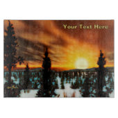 Taiga Sun Schneidebrett (Vorderseite)