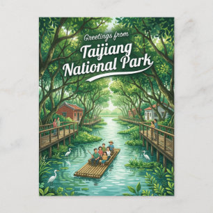 Taijiang-Nationalpark Taiwan Postkarte