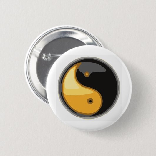 Taijitu_gelb Button (Vorne & Hinten)