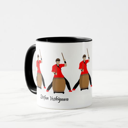 Taiko Cardio Drums Tasse (Vorderseite Links)