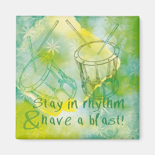 Taiko Magneet met leuke qoute Magnet (Vorne)