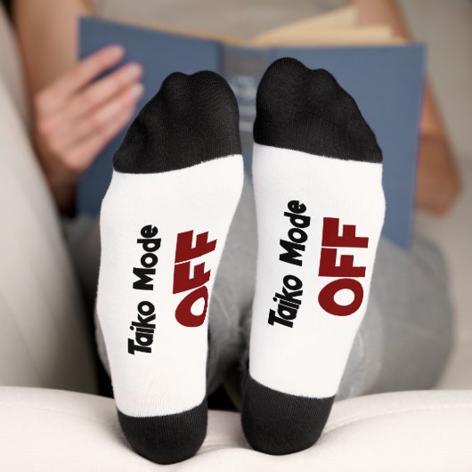 Taiko Mode OFF sokken Socken (Unterseite)