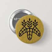 Taiko Paulownia Button (Vorne & Hinten)