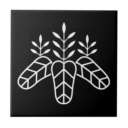 Taiko paulownia fliese (Vorderseite)