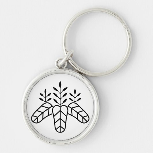 Taiko paulownia schlüsselanhänger (Vorne)