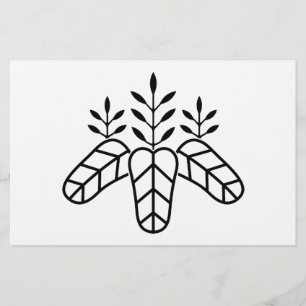 Taiko-Paulownie Briefpapier