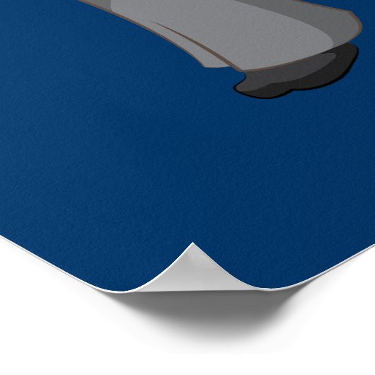 Taiko riecht wie Phantastisch (Art + Haiku) Poster (Ecke)