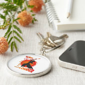 TaikoGirl (halflang)  Schlüsselanhänger (Seite)