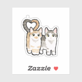 Tail of Love Aufkleber