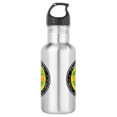 Tail of the Dragon Road US 129 Motorcycle 01 Edelstahlflasche (Vorderseite)