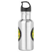 Tail of the Dragon Road US 129 Motorcycle 01 Edelstahlflasche (Rückseite)