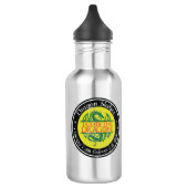 Tail of the Dragon Road US 129 Motorcycle 01 Edelstahlflasche (Links)