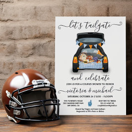 Tailgate Car Football GRILLEN Beer Couples Dusche Einladung