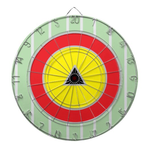 Tailgate Light Green Red Silver Dartscheibe (vorne)
