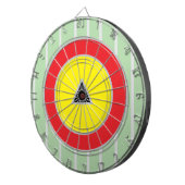 Tailgate Light Green Red Silver Dartscheibe (Vorderseite rechts)