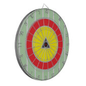 Tailgate Light Green Red Silver Dartscheibe (Vorderseite Links)