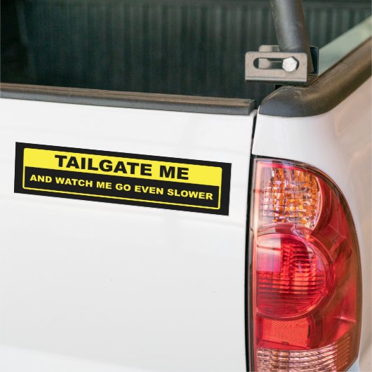 Tailgate Me Autoaufkleber (Auf Lkw)