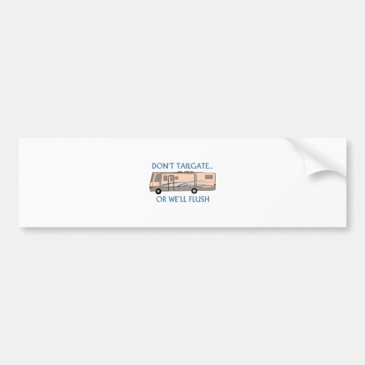 Tailgate nicht!. autoaufkleber (Vorne)