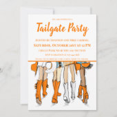 Tailgate Party Tennessee Ladys Cowboy Boots Einladung (Vorderseite)