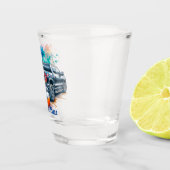 Tailgate Time Cowboy Kochen GRILLEN Pit Custom Schnapsglas (Rechts)